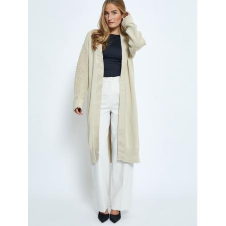 Desires DESIRES Gebreid vest Kela beige