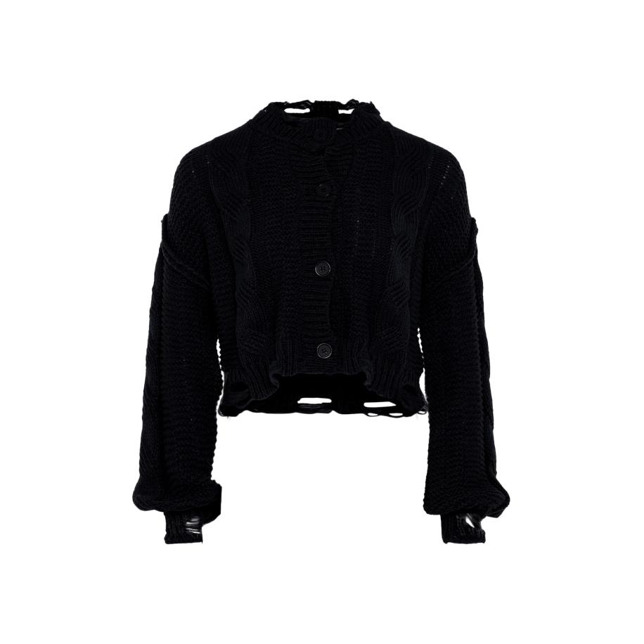 MYMO MYMO Gebreid vest zwart -