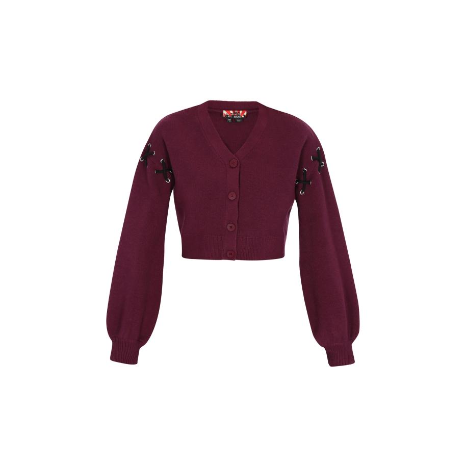 MYMO myMo ROCKS Gebreid vest bourgogne -