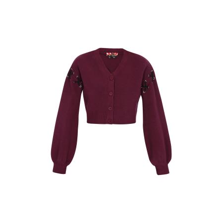 MYMO myMo ROCKS Gebreid vest bourgogne