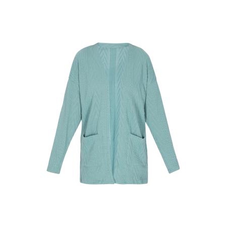 IZIA IZIA Gebreid vest mintgroen