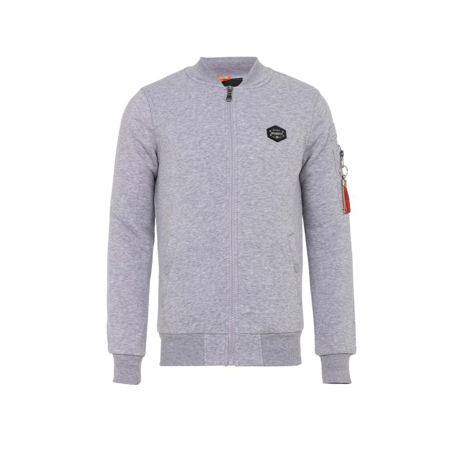 Cipo & Baxx CIPO & BAXX Sweatvest Bevy grijs -