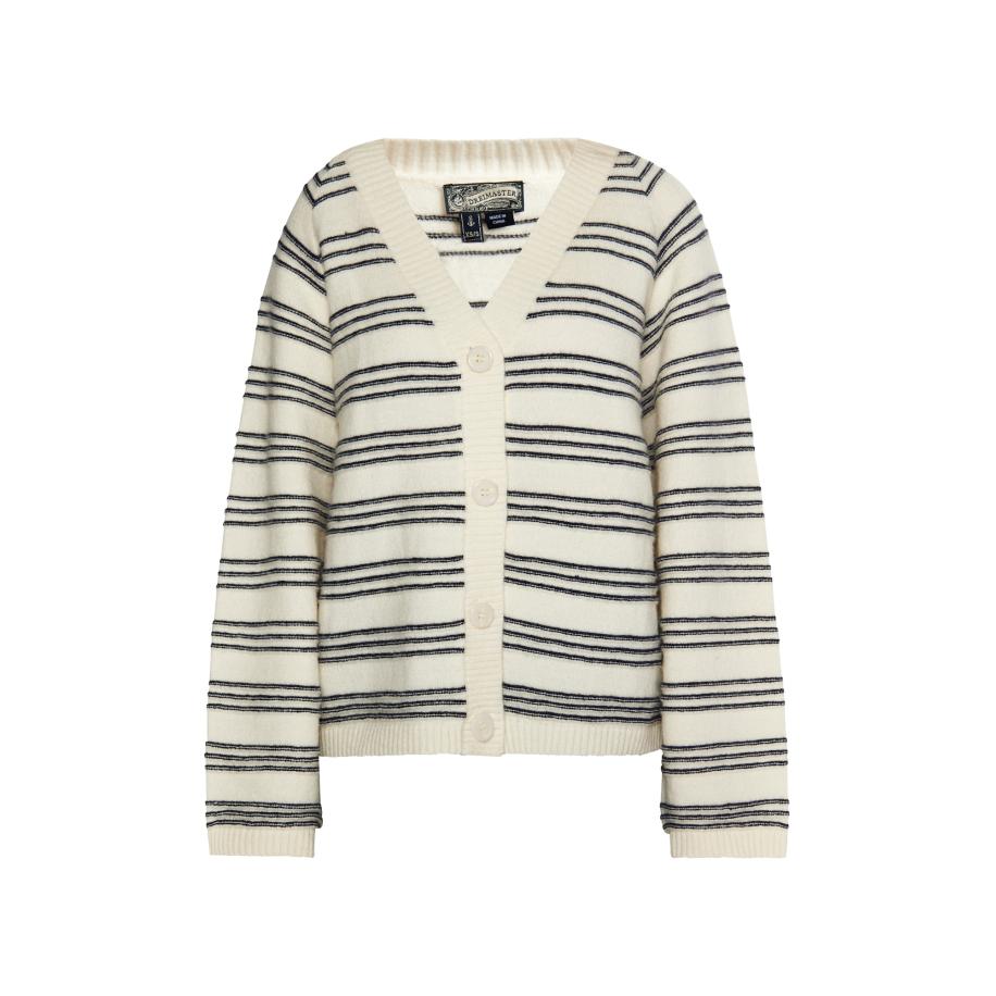 DreiMaster DreiMaster Vintage Gebreid vest zwart / wolwit -