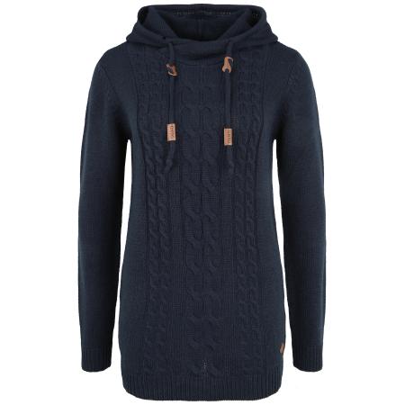 Oxmo Gebreid vest Cable blauw