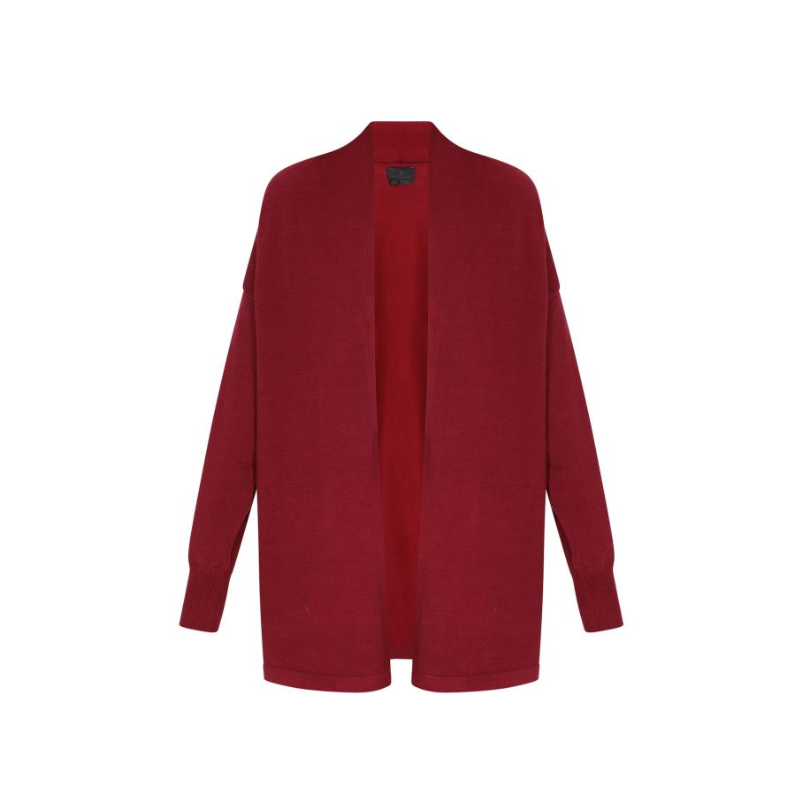 DreiMaster DreiMaster Klassik Gebreid vest Classic bourgogne -