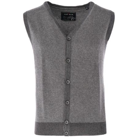 Marvelis Casual Gebreid vest antraciet, Melange