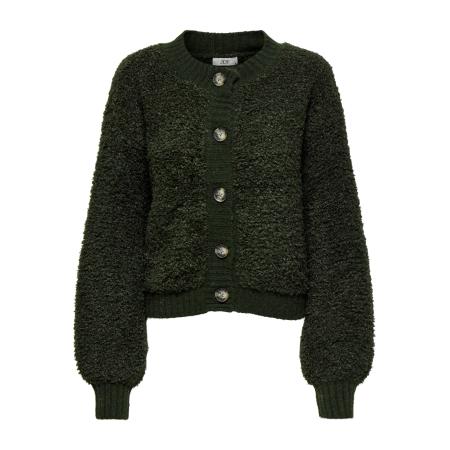 JDY JDY Gebreid vest donkergroen