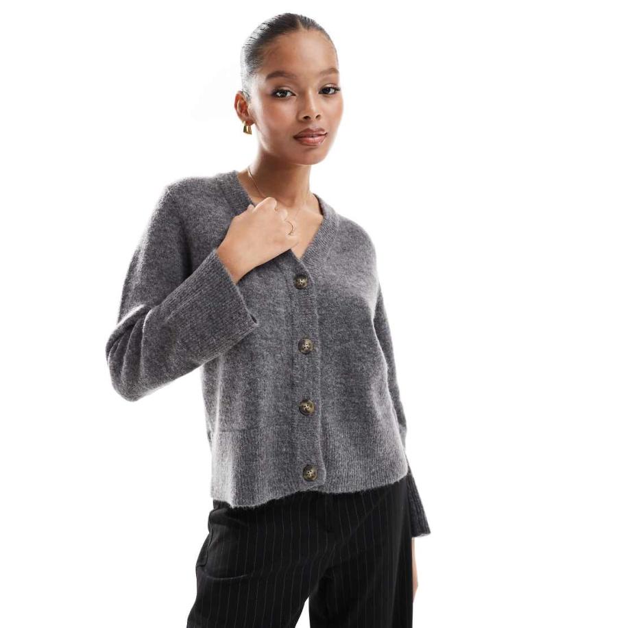 Selected Femme Vest in grijs Grijs