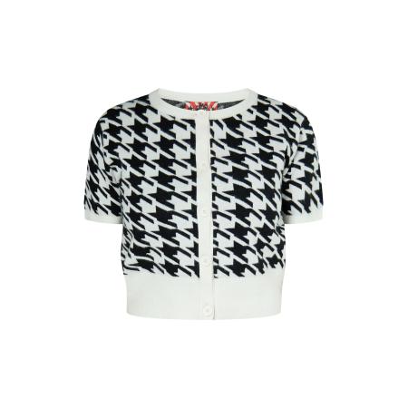 MYMO myMo ROCKS Gebreid vest zwart / wit