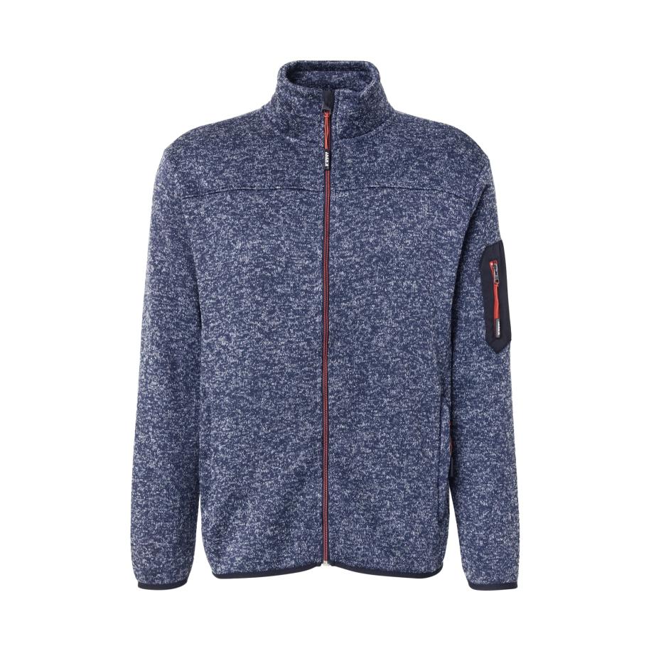 Jacks Fleece jas donkerblauw Blauw