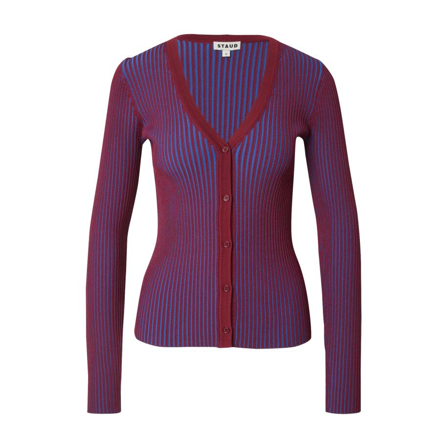 Staud Staud Gebreid vest CARGO azuur / bessen -