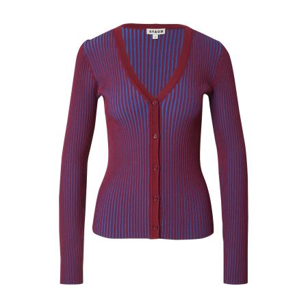 Staud Staud Gebreid vest CARGO azuur / bessen