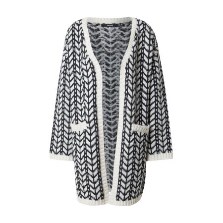 Vero Moda VERO MODA Gebreid vest Coretta lichtbeige / zwart