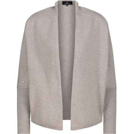 Monari monari Gebreid vest greige