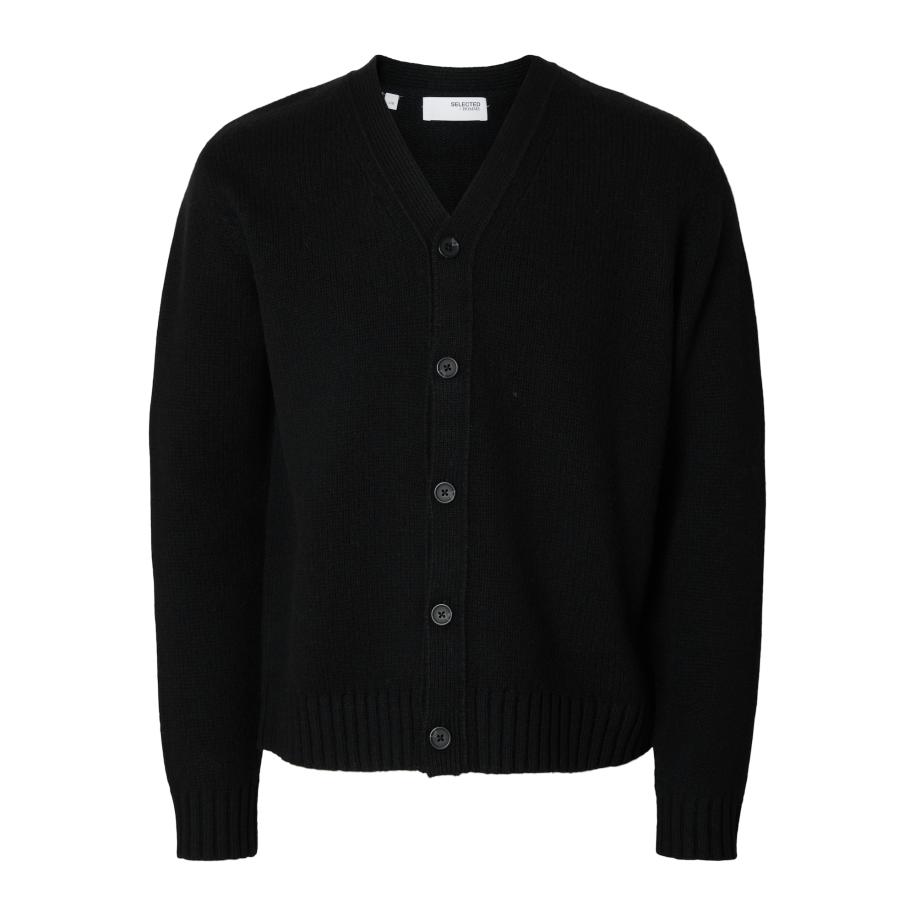Selected SELECTED Gebreid vest SLHCody zwart -