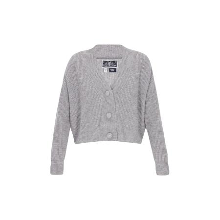 DreiMaster DreiMaster Maritim Gebreid vest lichtgrijs