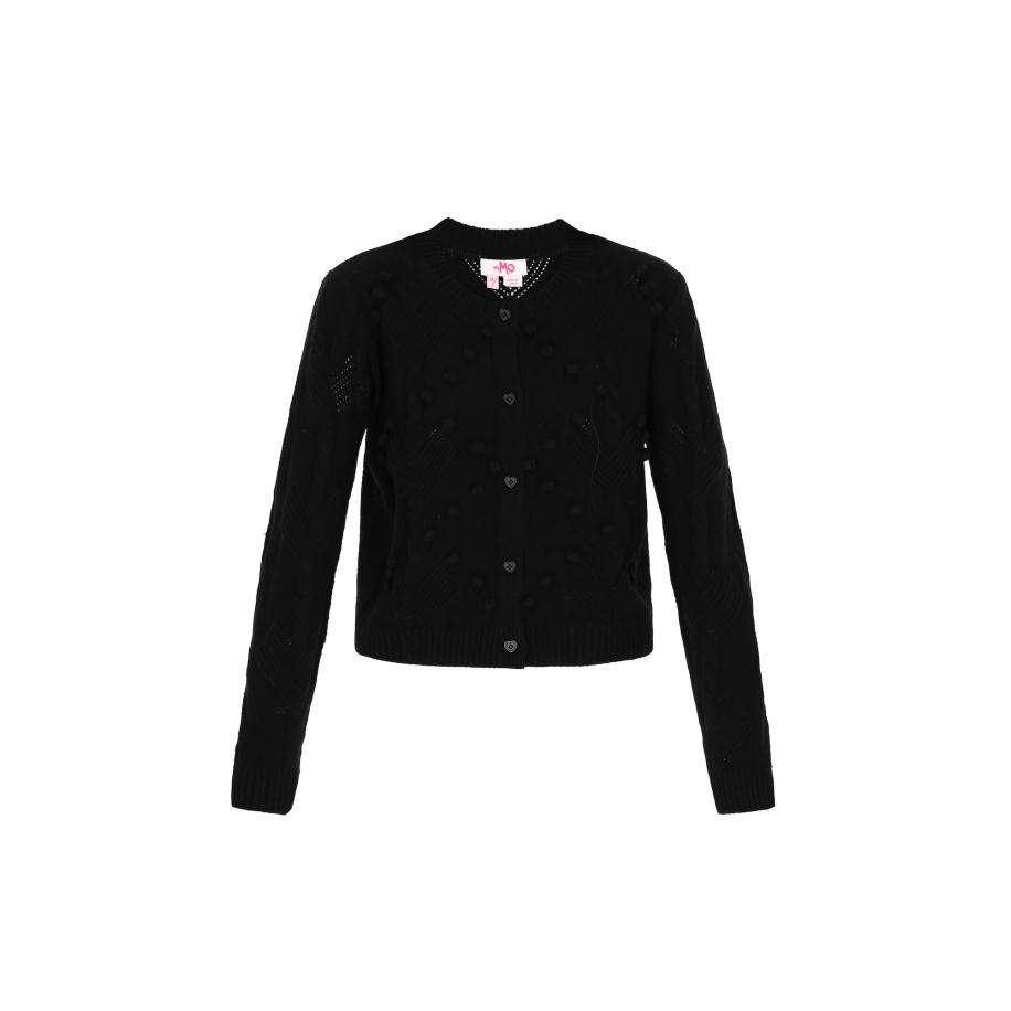 MYMO MYMO Gebreid vest zwart -