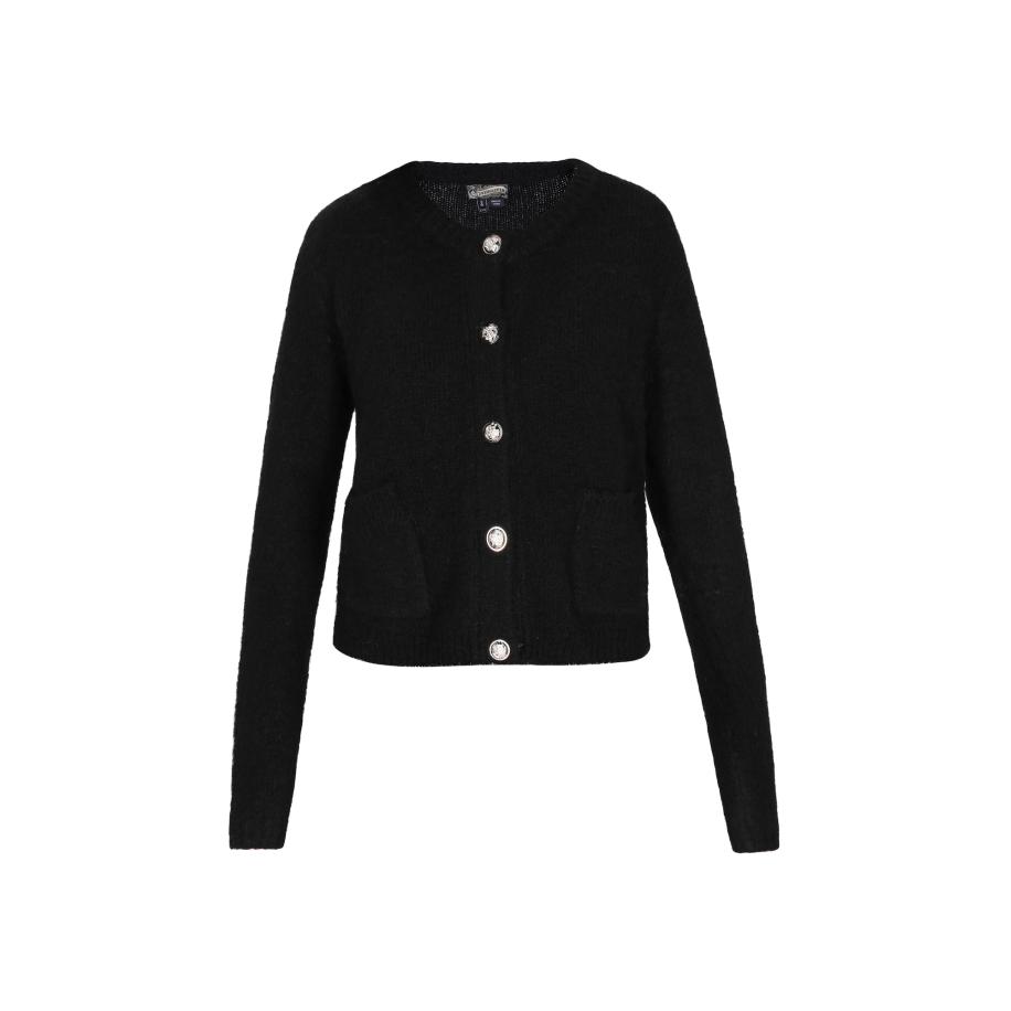 DreiMaster DreiMaster Vintage Gebreid vest zwart -