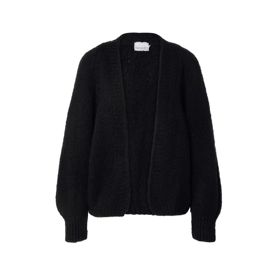Noella Gebreid vest Fora zwart Zwart