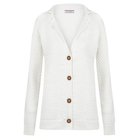 Felix Hardy Felix Hardy Gebreid vest wit