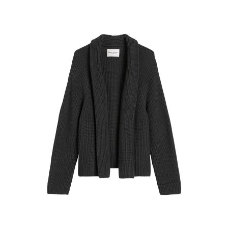 Marc O'Polo Marc OPolo Gebreid vest donkergrijs