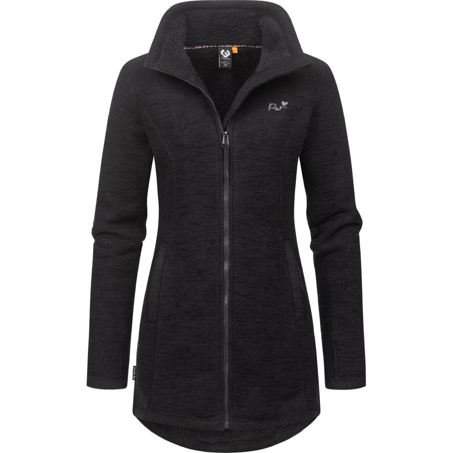 Ragwear Ragwear Gebreid vest Miram zwart / wit -