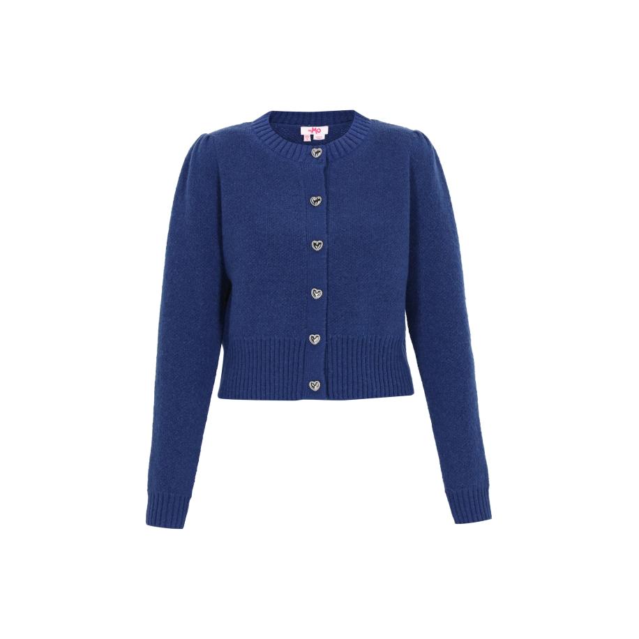 MYMO MYMO Gebreid vest navy -