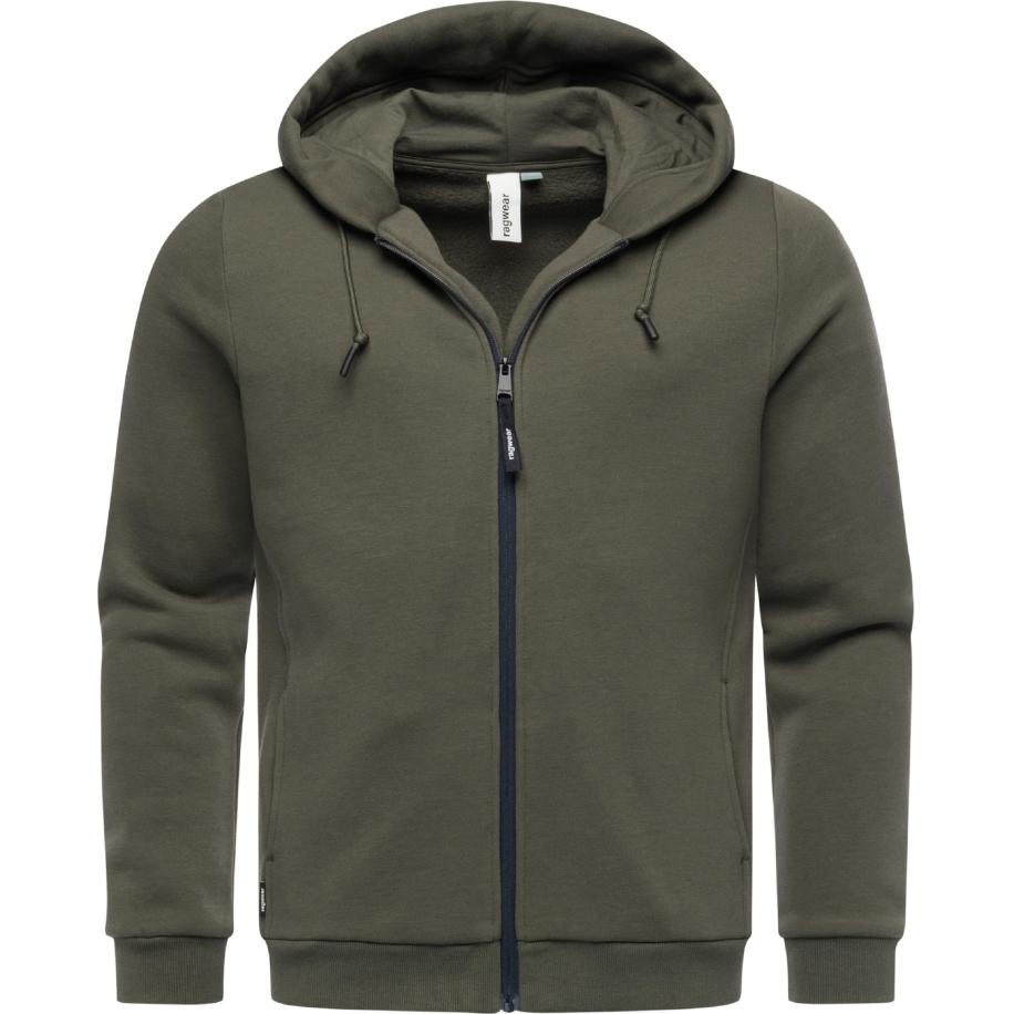 Ragwear Ragwear Sweatvest Wernons olijfgroen -