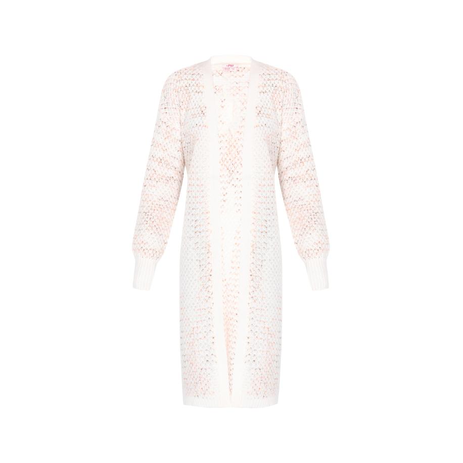 MYMO Gebreid vest beige / wit Wit