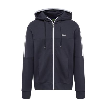 Hugo Boss BOSS Sweatvest Saggynos nachtblauw / wit