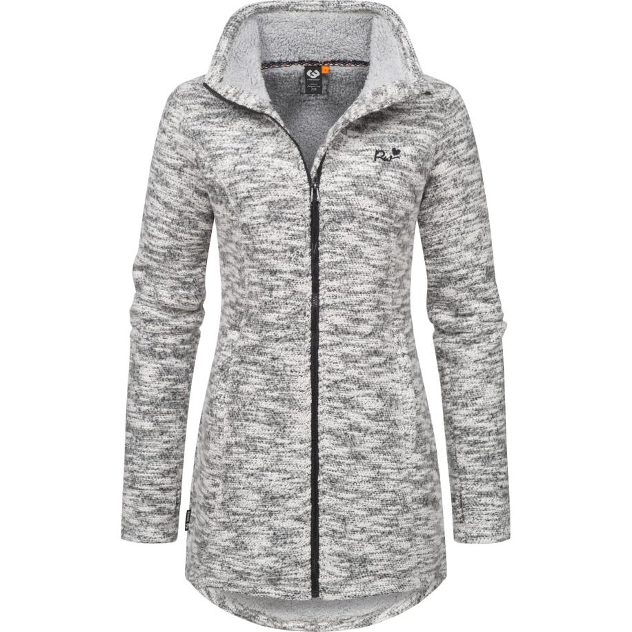 Ragwear Ragwear Gebreid vest Miram grijs / taupe / lichtgrijs -