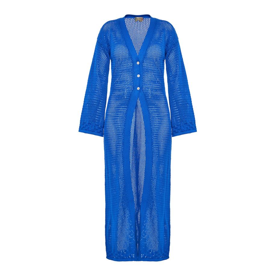 ebeeza ebeeza Gebreid vest kobaltblauw -