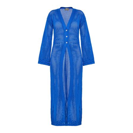 ebeeza ebeeza Gebreid vest kobaltblauw