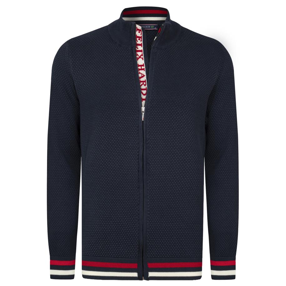 Felix Hardy Felix Hardy Gebreid vest navy / rood / wit -