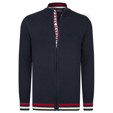 Felix Hardy Felix Hardy Gebreid vest navy / rood / wit