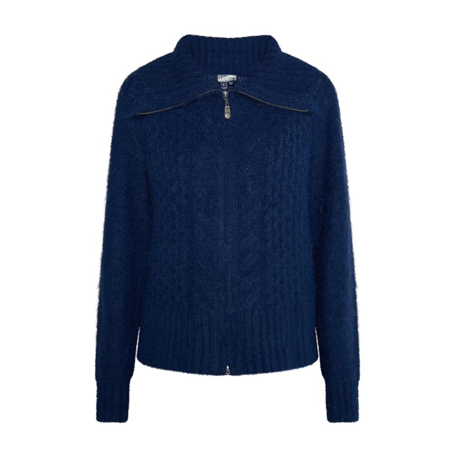 DreiMaster DreiMaster Vintage Gebreid vest marine -