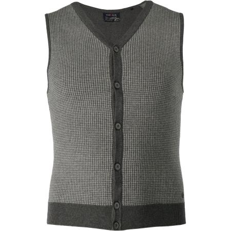 Marvelis Casual Gebreid vest middengrijs, Motief