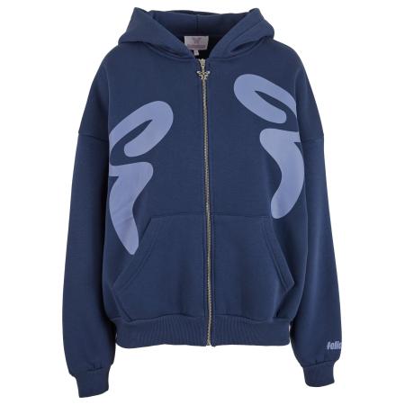 Felicious Sweatvest duifblauw / donkerblauw