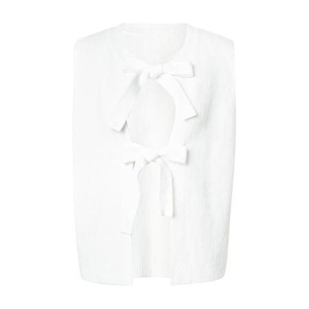 Pieces PIECES Gebreide bodywarmer wit