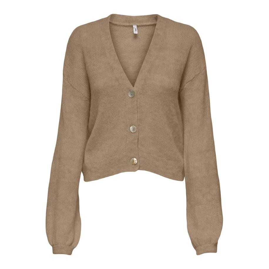 Only ONLY Gebreid vest ONLKRISTY brokaat -