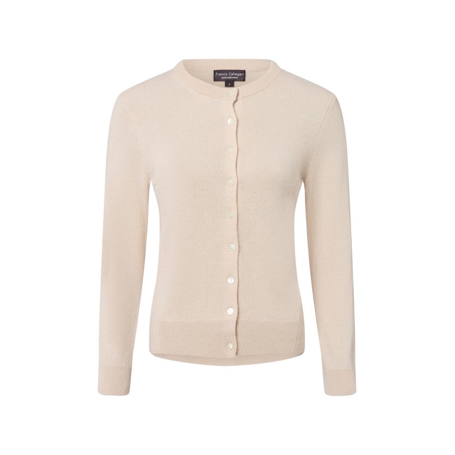 Franco Callegari Franco Callegari Gebreid vest sand -