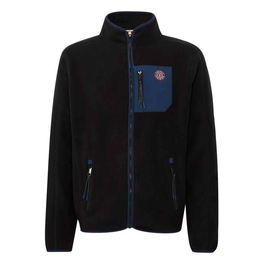FQ1924 FQ1924 Fleece jas Luis marine / zwart -