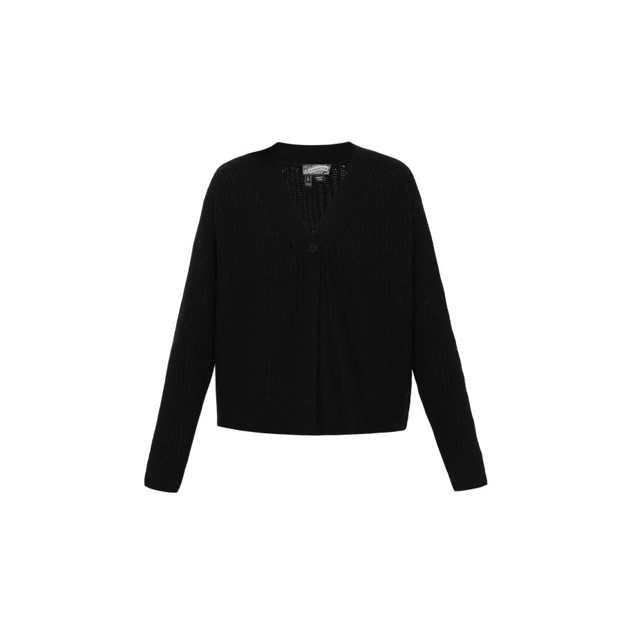 DreiMaster DreiMaster Vintage Gebreid vest Vintage zwart -