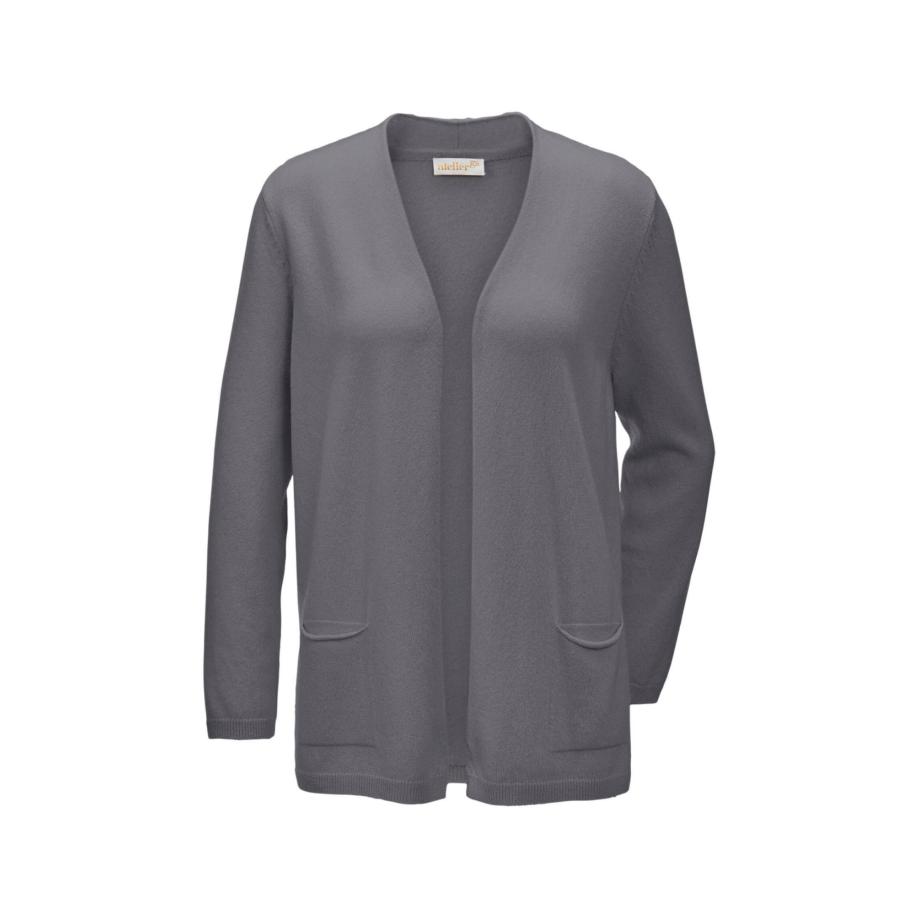 Goldner Goldner Gebreid vest grijs -