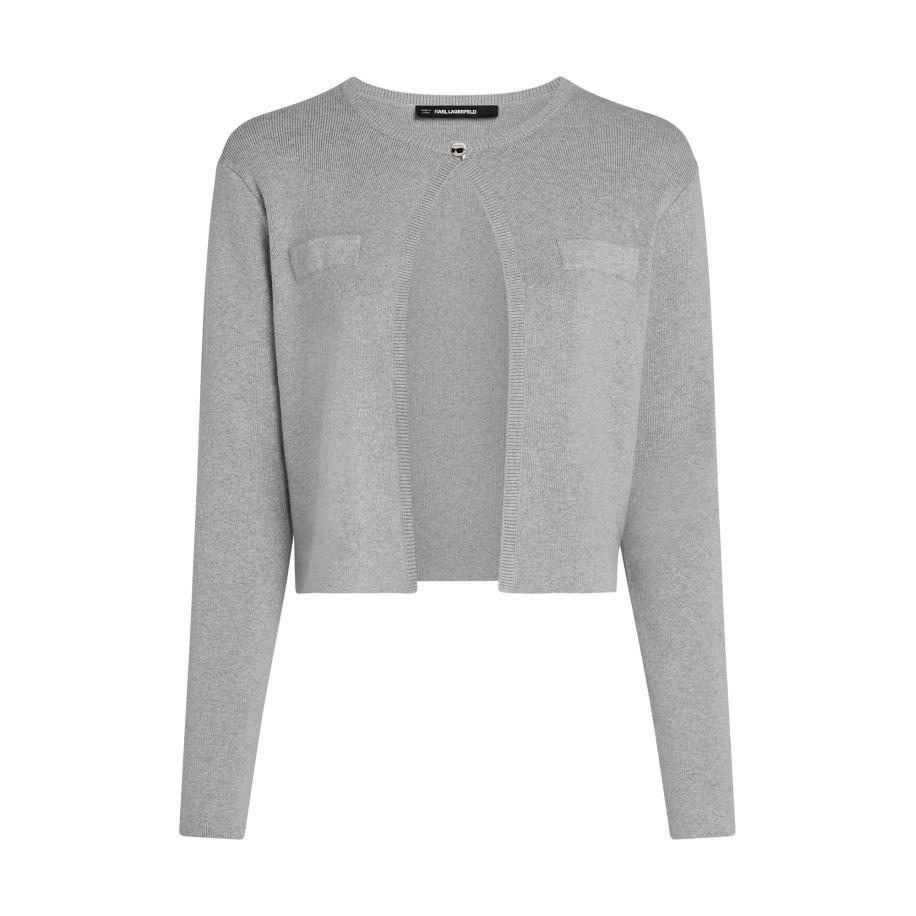 Karl Lagerfeld Karl Lagerfeld Gebreid vest grijs -