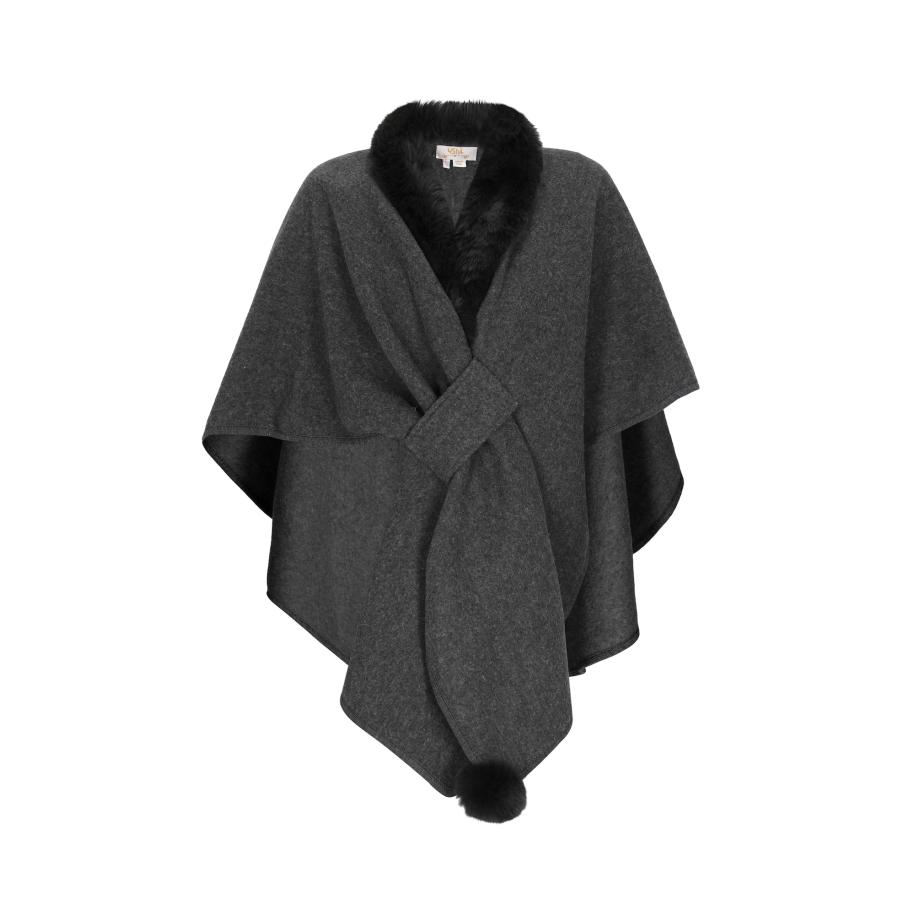 Usha usha FESTIVAL Cape grijs / zwart -