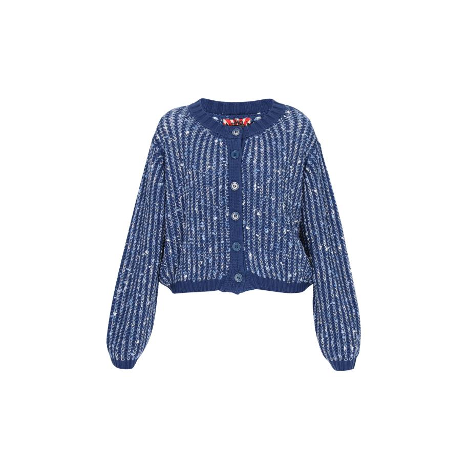 MYMO myMo ROCKS Gebreid vest marine -