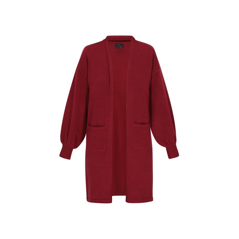 DreiMaster DreiMaster Klassik Gebreid vest Classic bourgogne -