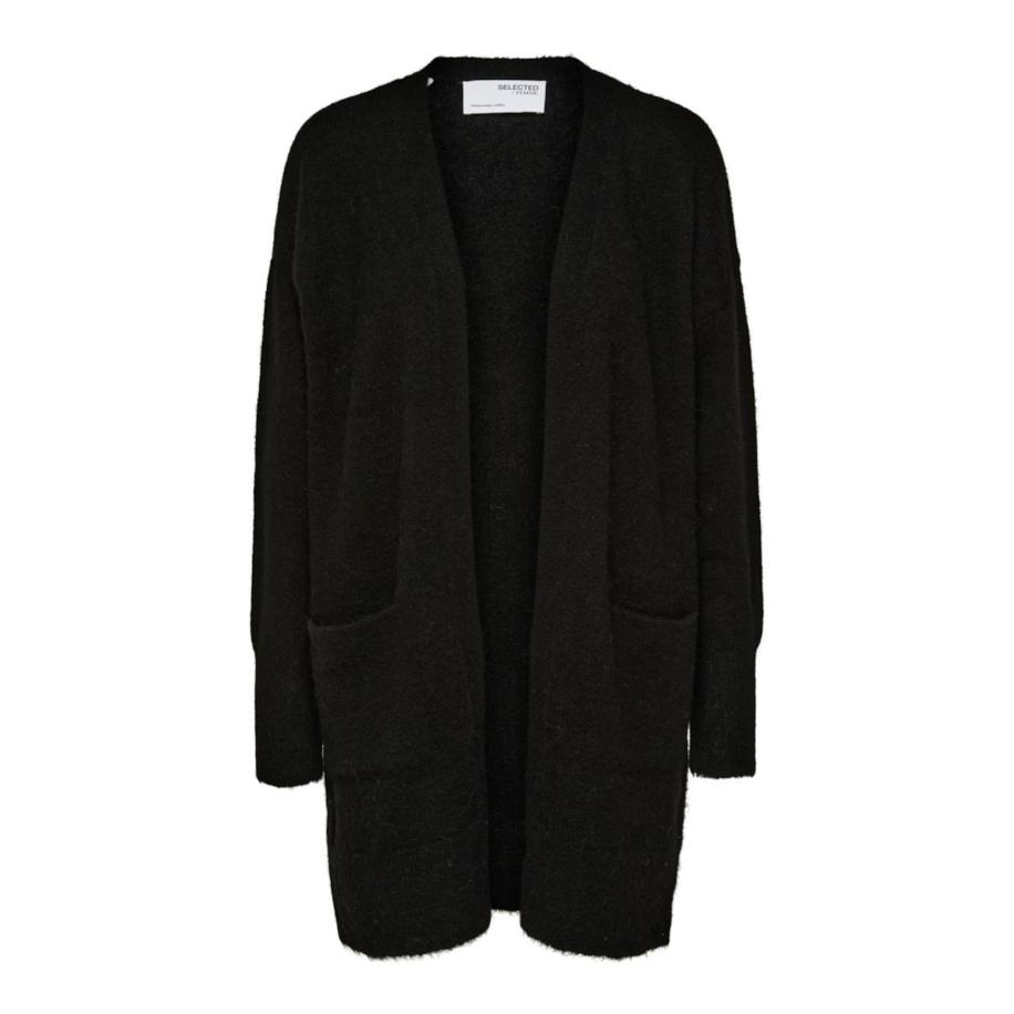 Selected SELECTED Gebreid vest Lulu zwart -