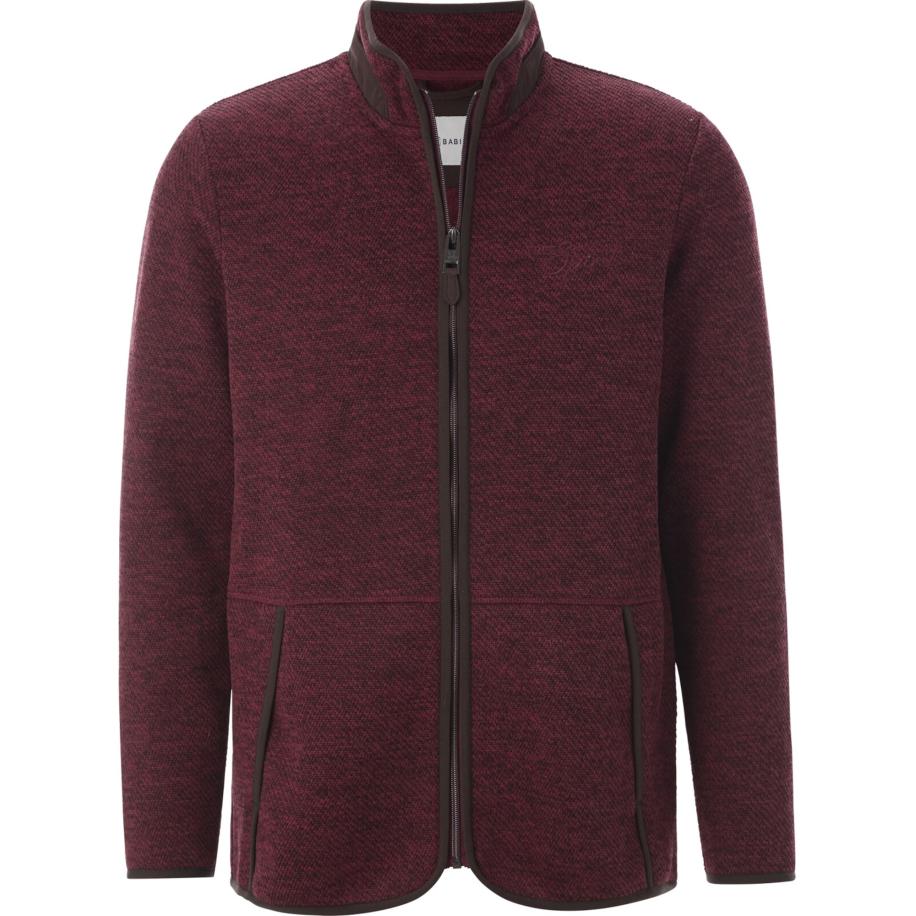 BABISTA BABISTA Fleece jas Danario donkerrood -
